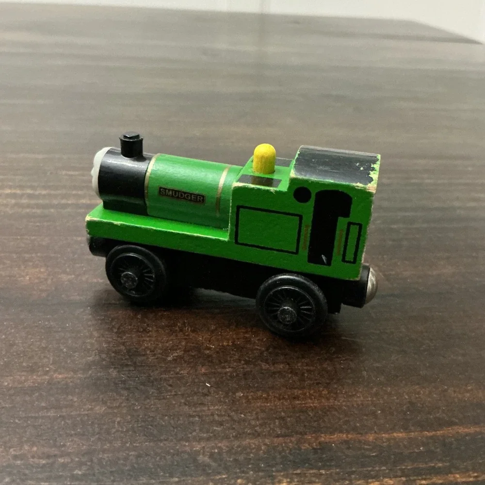 Thomas & Friends Wooden Railway Smudger Green Engine Learning Curve LC99154 2001